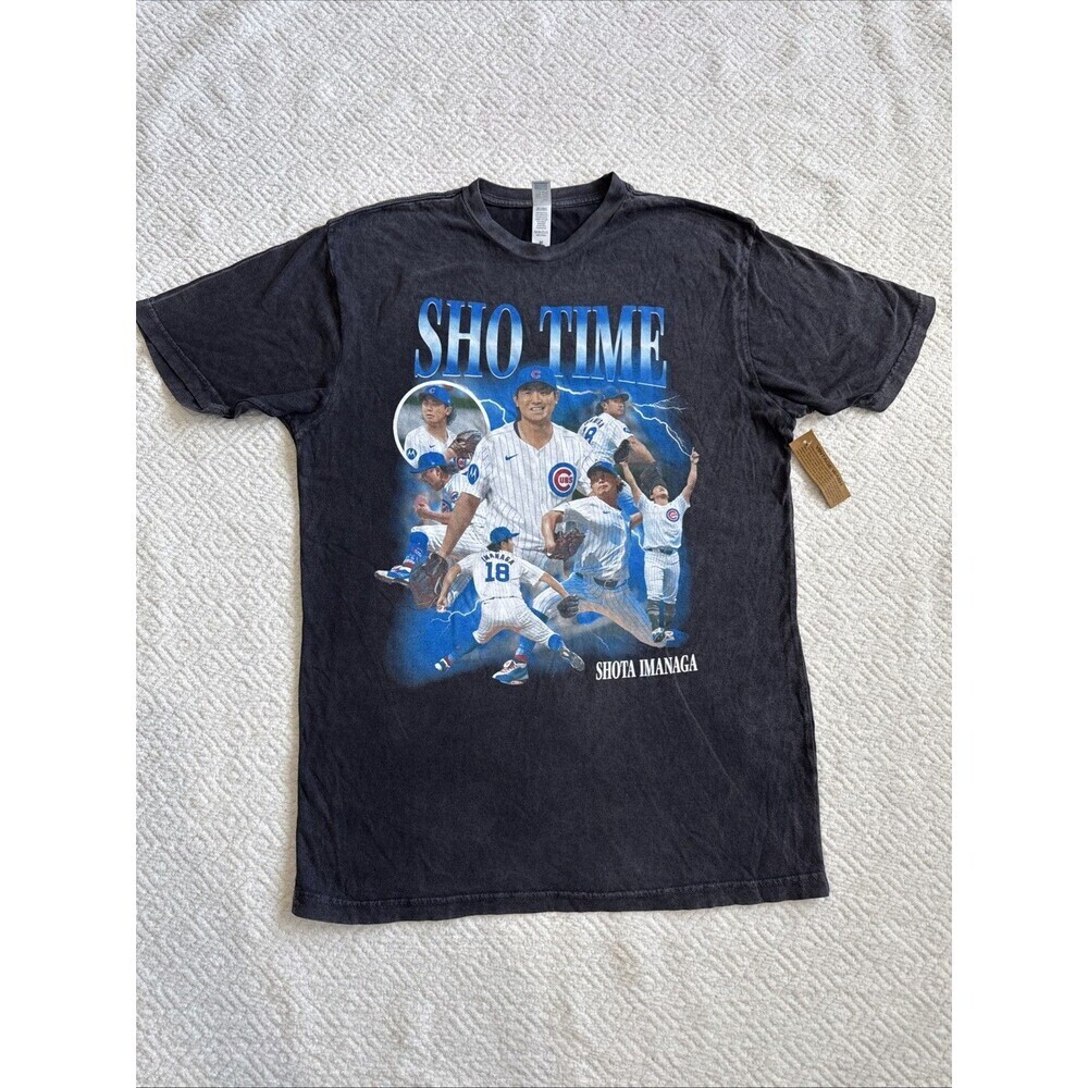Never Worn Chicago Cubs Shota Imanaga 'Sho Time' Graphic Shirt, 9/22/24: Size M